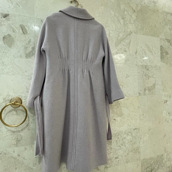REBECCA TAYLOR {8} Lilac Melton Coat Wool - Picture 5 of 7